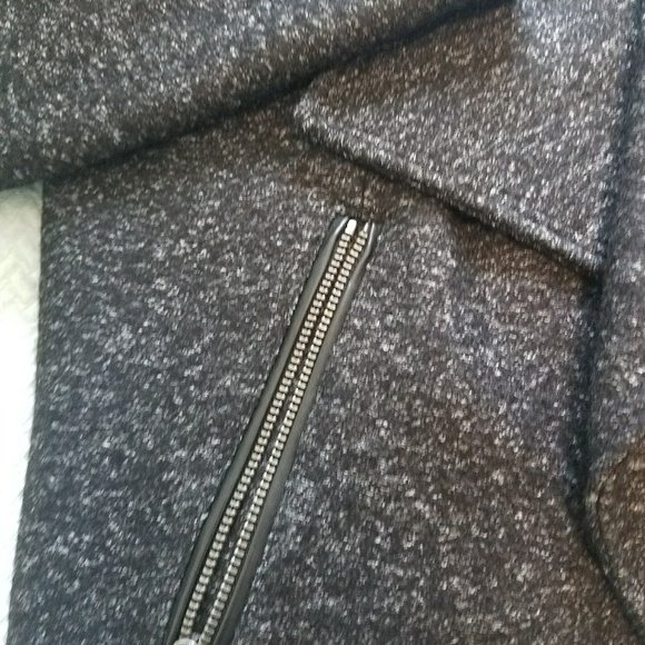 SOLD - Club Monaco marled moto style  jacket - Picture 5 of 8